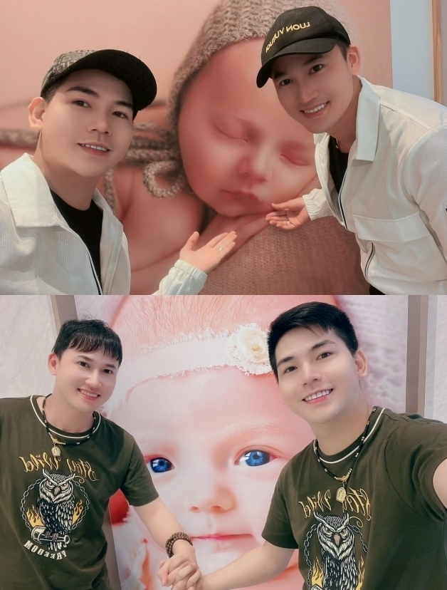 Hà Trí Quang - Thanh Đoàn chính thức lên chức bố chào đón 2 nhóc tì ra đời, tiết lộ nhiều điều về cặp song sinh  - Ảnh 5